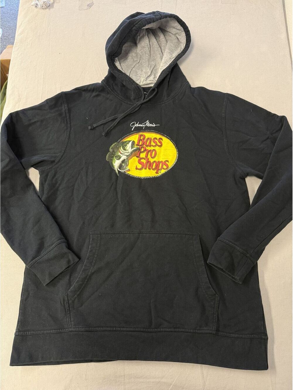 Johnny Morris Bass Pro Shops Hoodie - Black Hoodie - L
